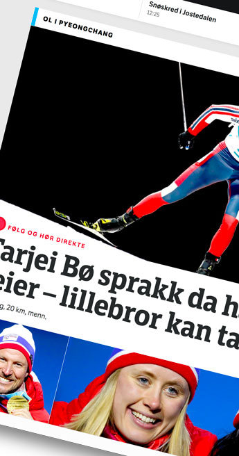 Custom Font for Norwegian public TV station - NRK Bespoke Typeface by Typetogether